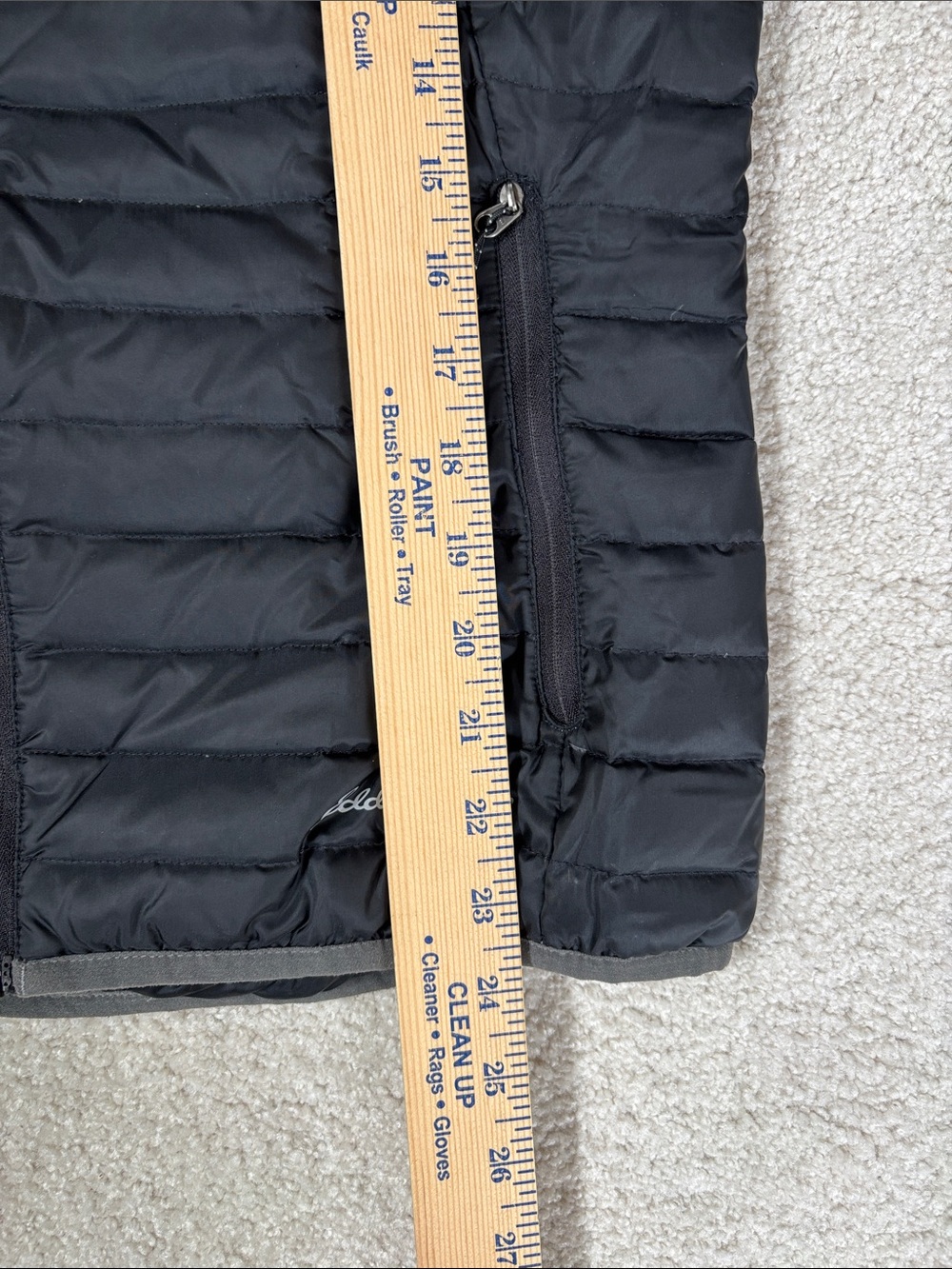 Eddie Bauer Black EB 700 Goose Down Full Zip Puffer Vest Women’s Outdoors Small - Picture 12 of 13
